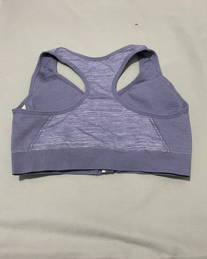 Avia Gray Sport Bra For Women Large