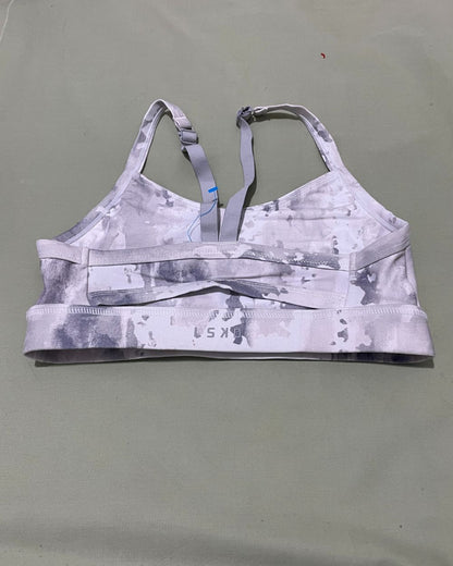 Chasin The Vibe White Sport Bra For Women S