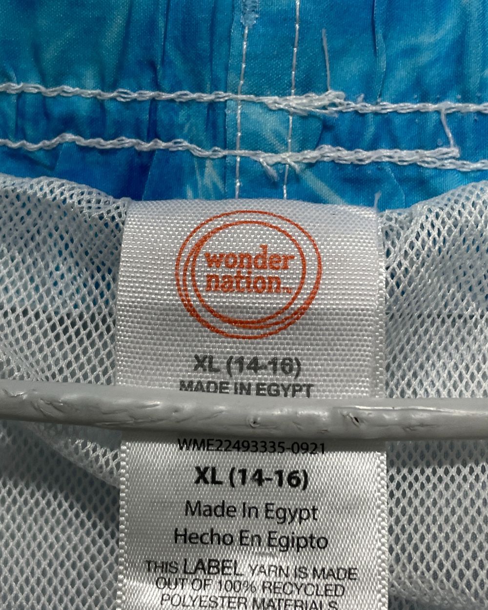 Wonder Nation Blue Sport Short For Men M
