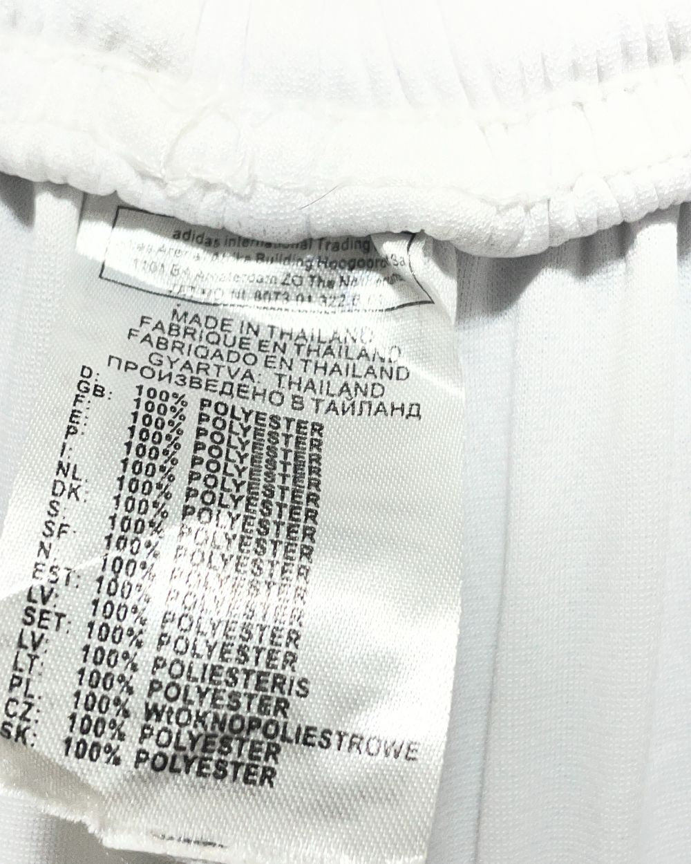 Adidas White Sport Short For Men XS