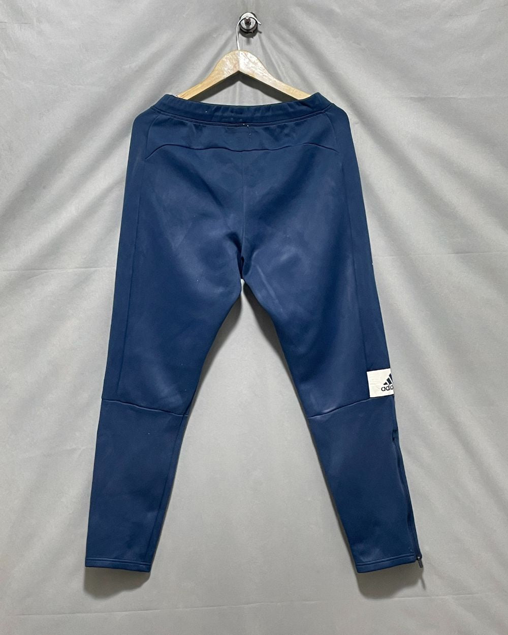 Adidas Blue Sport Trouser For Men M