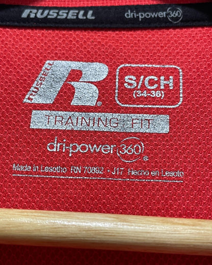 Russell Red Sport T Shirt  For Men S