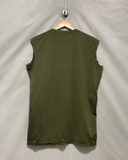 Tesla Green Sport Vest T Shirt For Men M