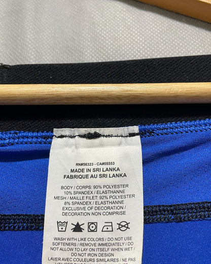 Nike Blue Sport Gym Tights For Women L