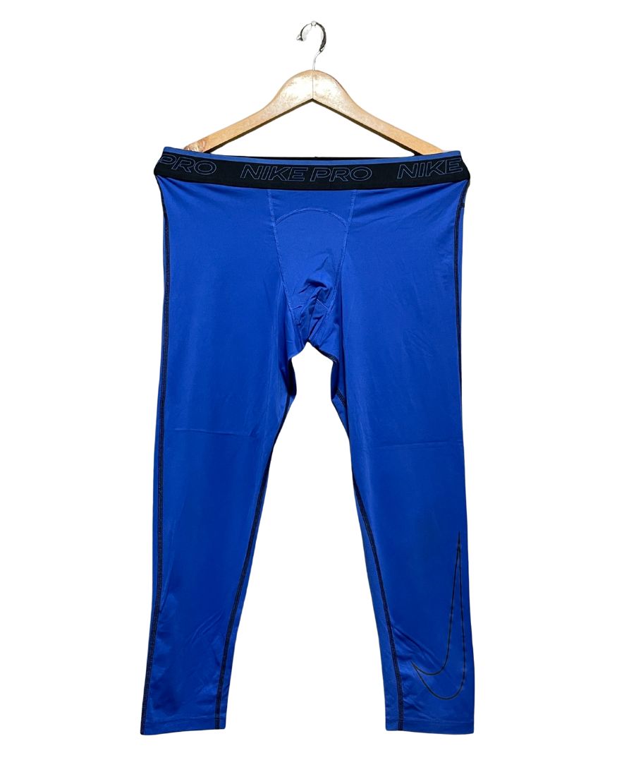 Nike Blue Sport Gym Tights For Women L