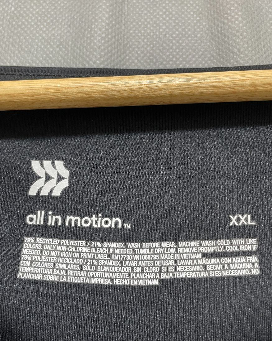 All In Motion Black Sport Gym Tights For Women L