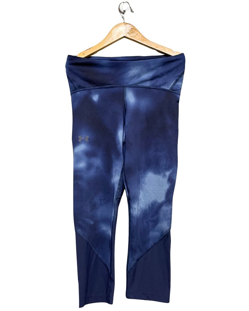 Under Armour Blue Sport Gym Tights For Women M