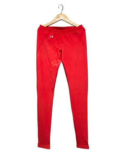Under Armour Red Sport Gym Tights For Women M