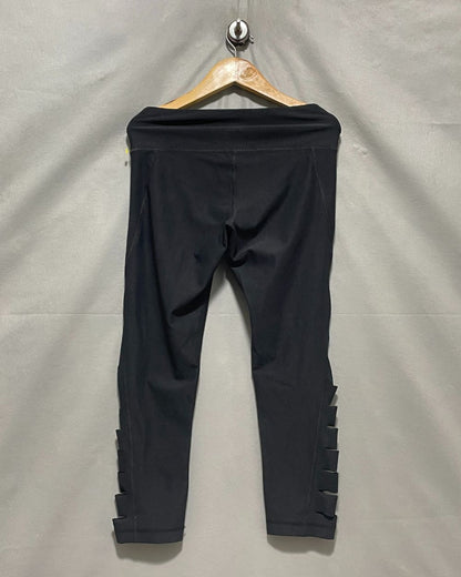 90 Degree Black Sport Gym Tights For Women XS