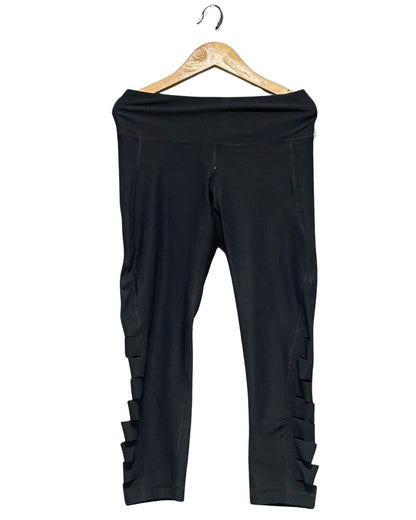 90 Degree Black Sport Gym Tights For Women XS