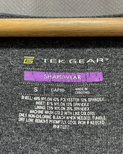 Tek Gear Gray Sport Gym Tights For Women L