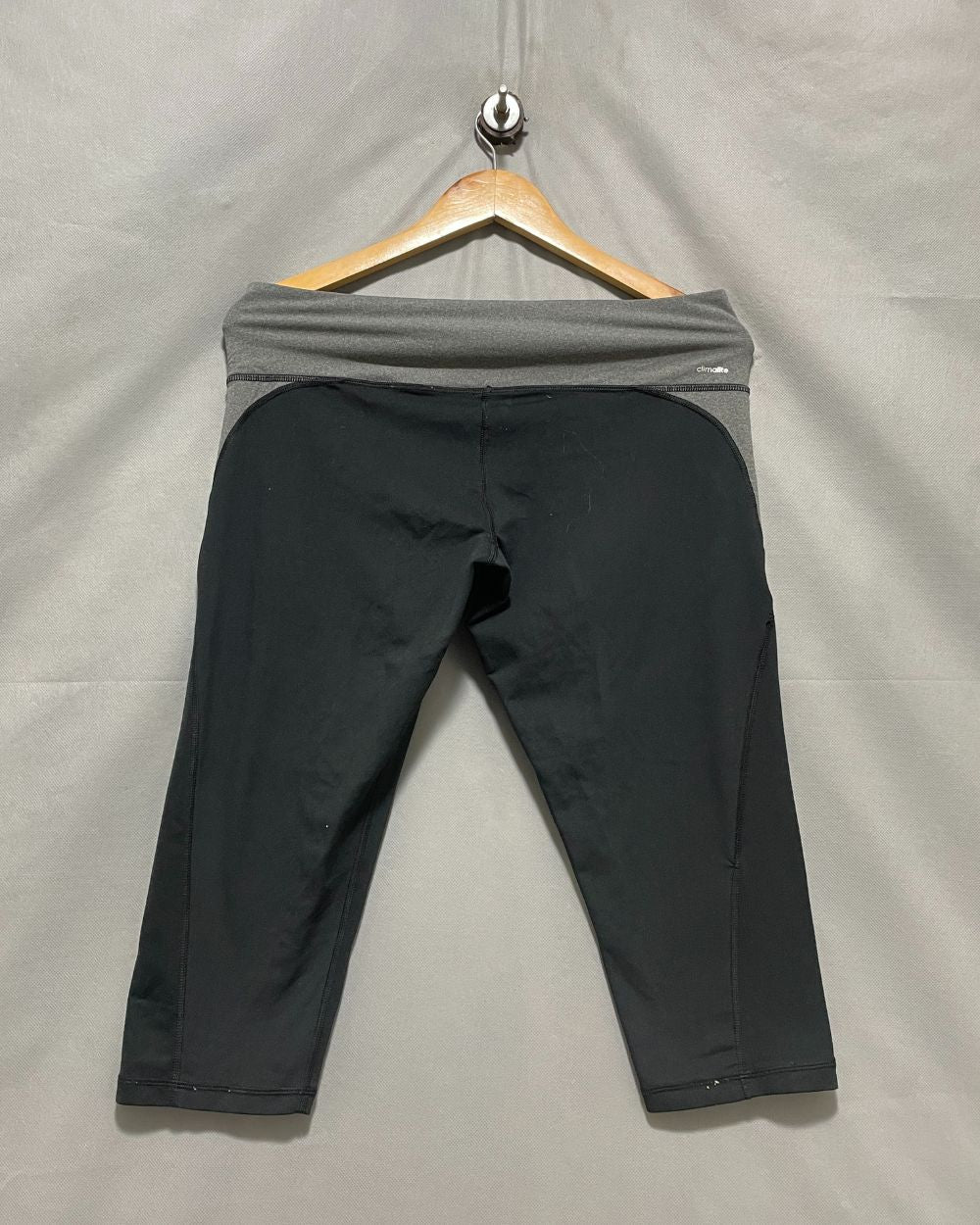 Adidas Black Sport Gym Tights For Women L