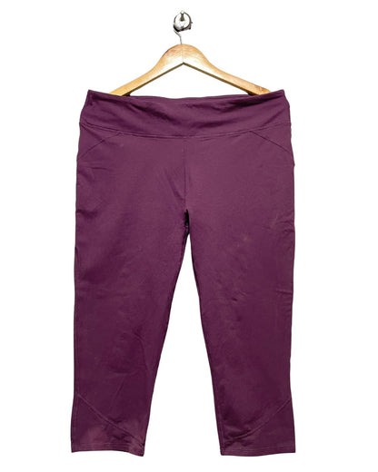 Fabletics Purple Sport Gym Tights For Women XL