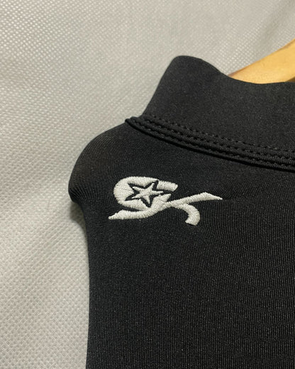 gk Black Sport Gym Tights For Women XS