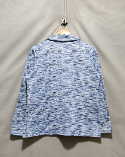 Weekend By Chico's Blue Zipper For Women L