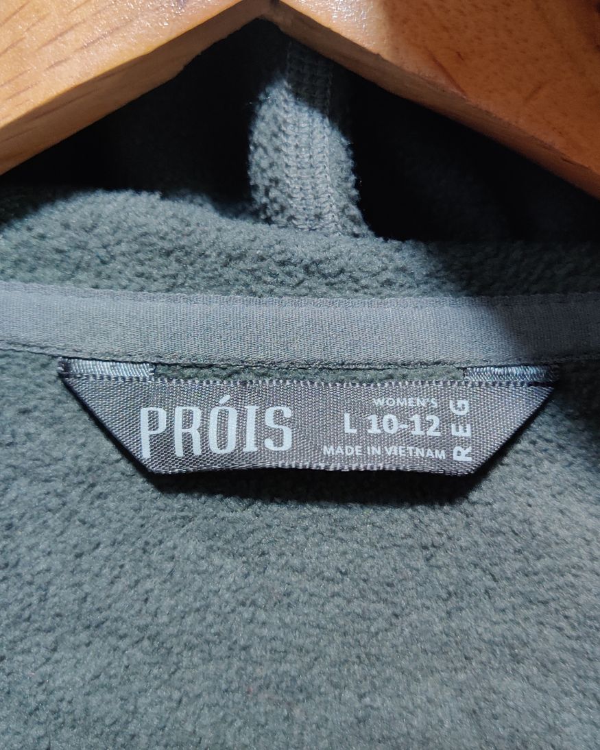 Prois Gray Zipper For Women L