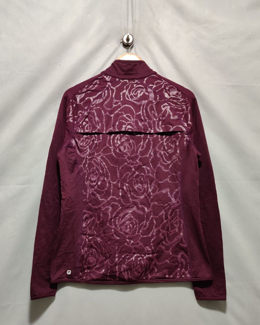 Fabletics Maroon Zipper For Women L