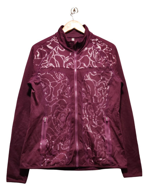 Fabletics Maroon Zipper For Women L