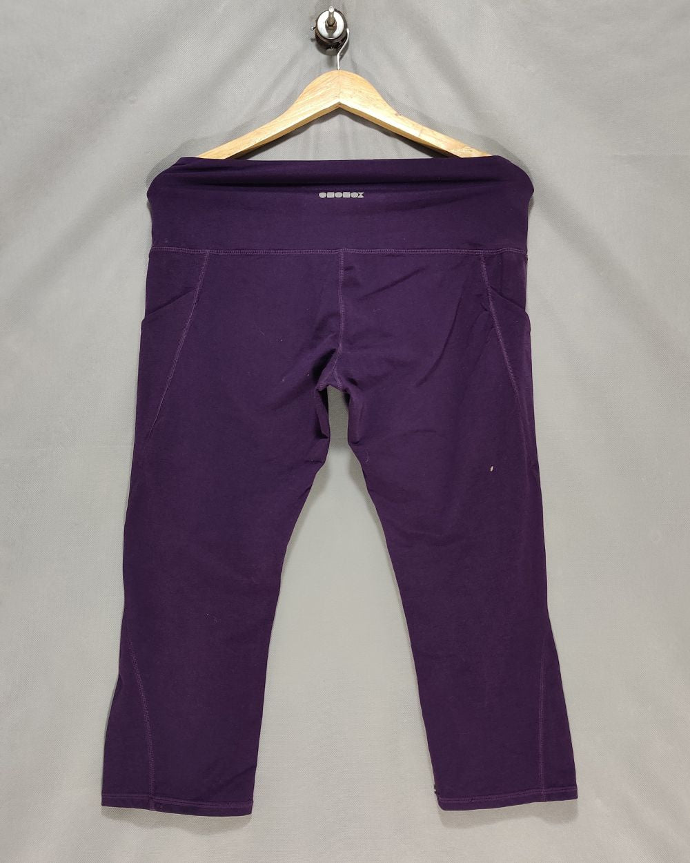 ODODOS Purple Sport Gym Tights For Women L