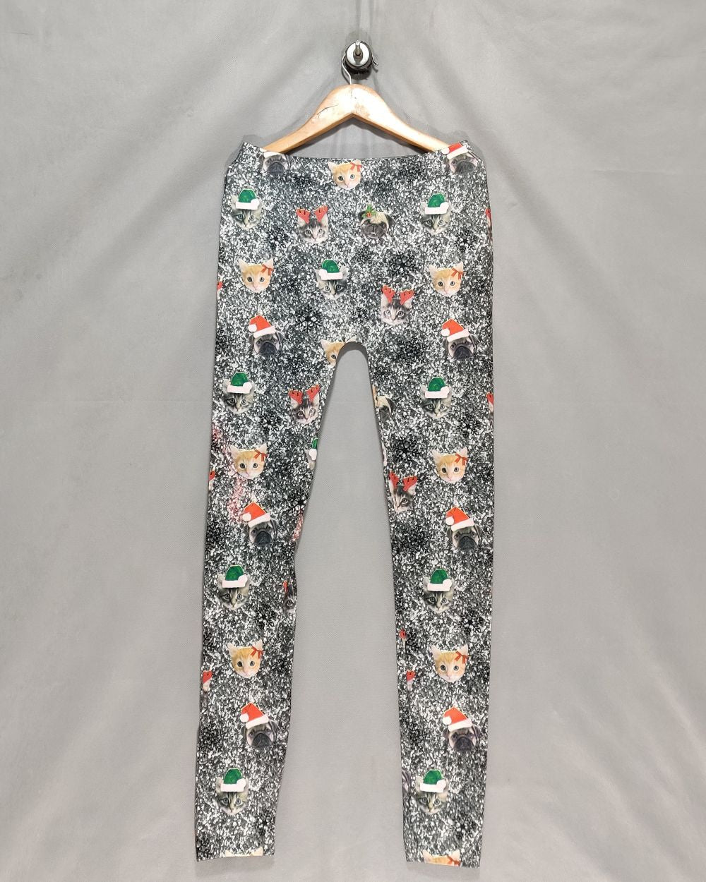 Thrift Hub Gray Sport Gym Tights For Women M