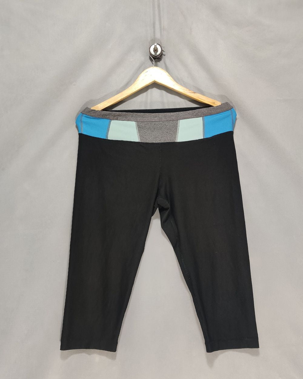 RBX Black Sport Gym Tights For Women L