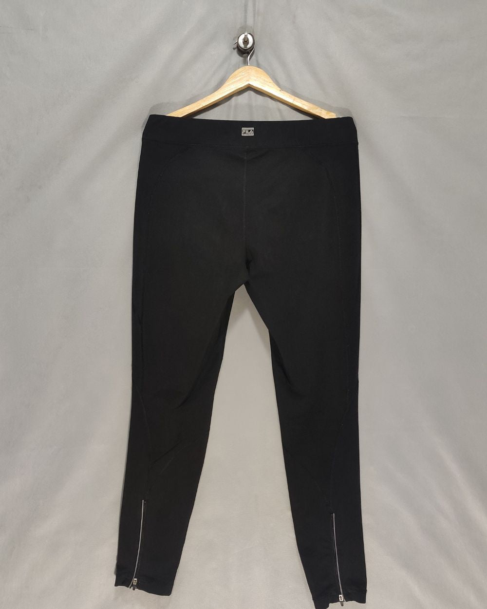 Fila Black Sport Gym Tights For Women XL