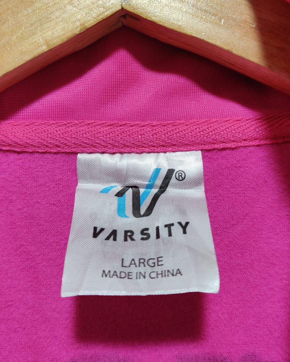 Varsity Pink Zipper For Women L