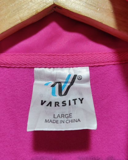 Varsity Pink Zipper For Women L