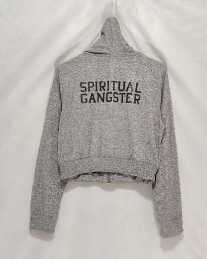 Spiritual Gangster Blue Zipper For Women M