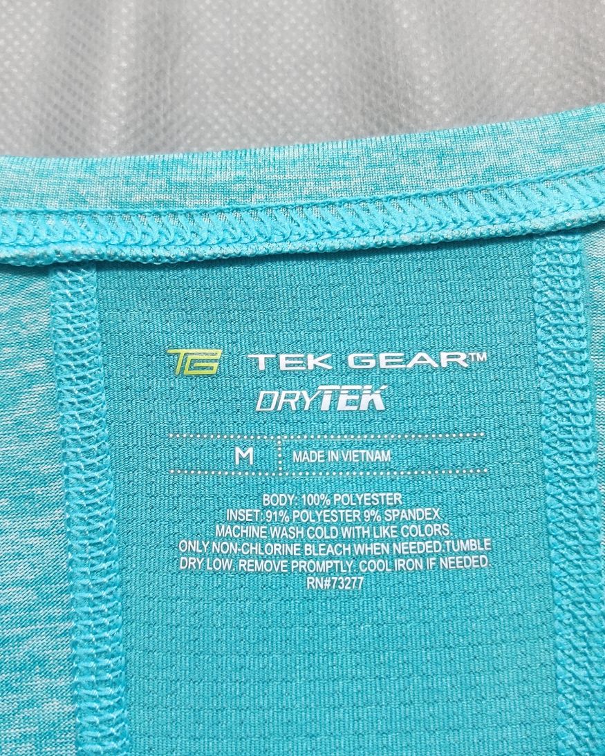 Tek Gear Blue Sport T Shirt For Women M