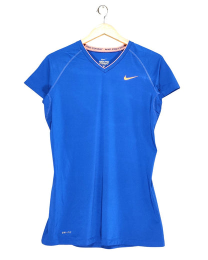 Nike Blue Sport T Shirt For Women L