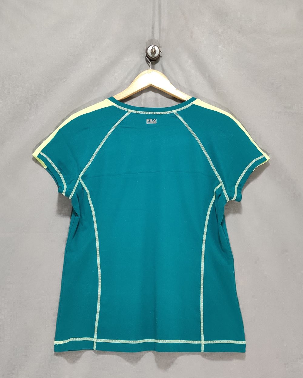 Fila Green Sport T Shirt For Women L
