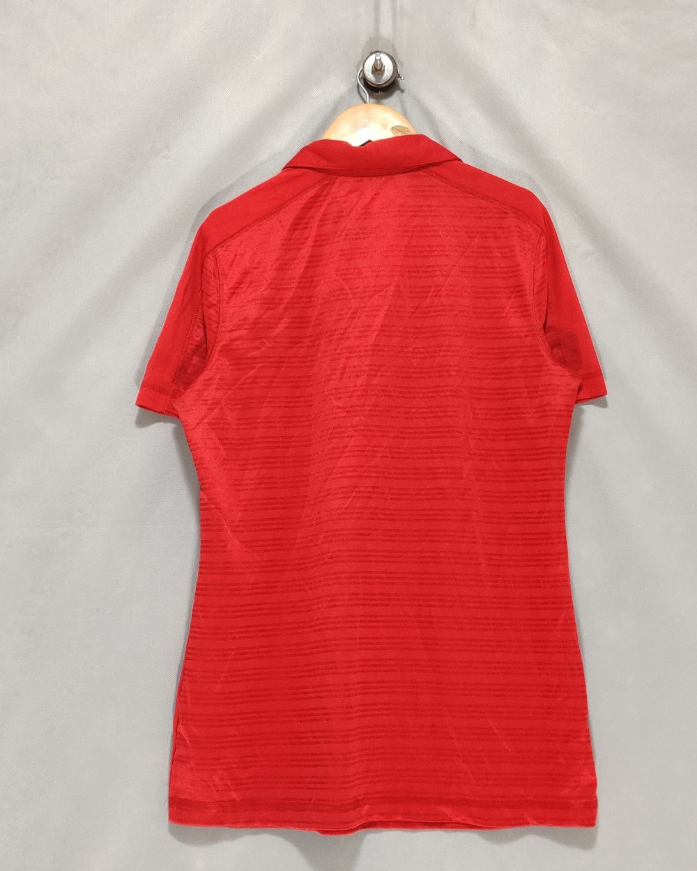 Adidas Red Sport Polo T Shirt For Women M