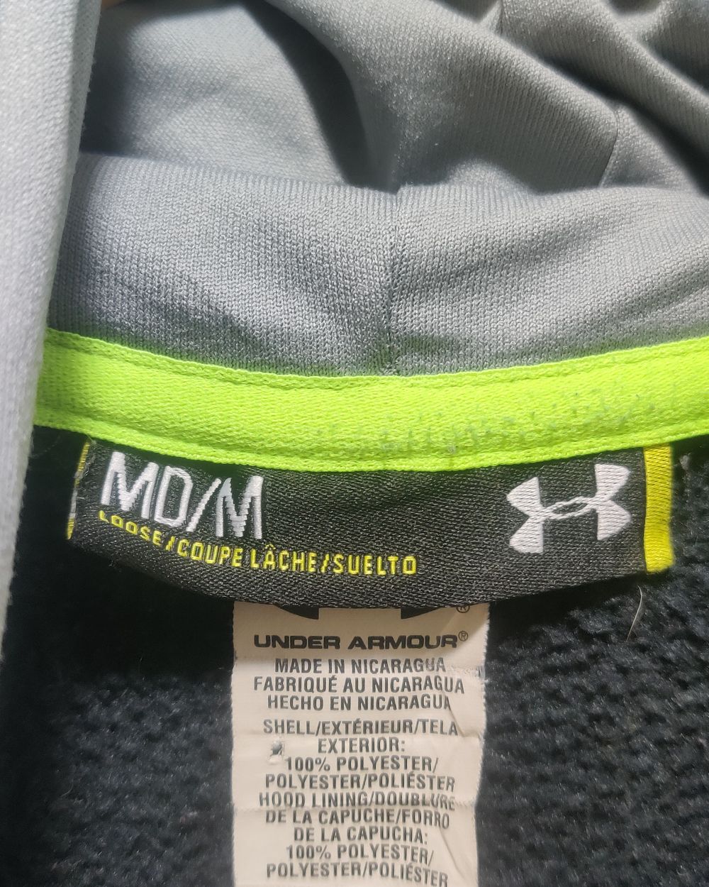 Under Armour Black Hoodie For Men M