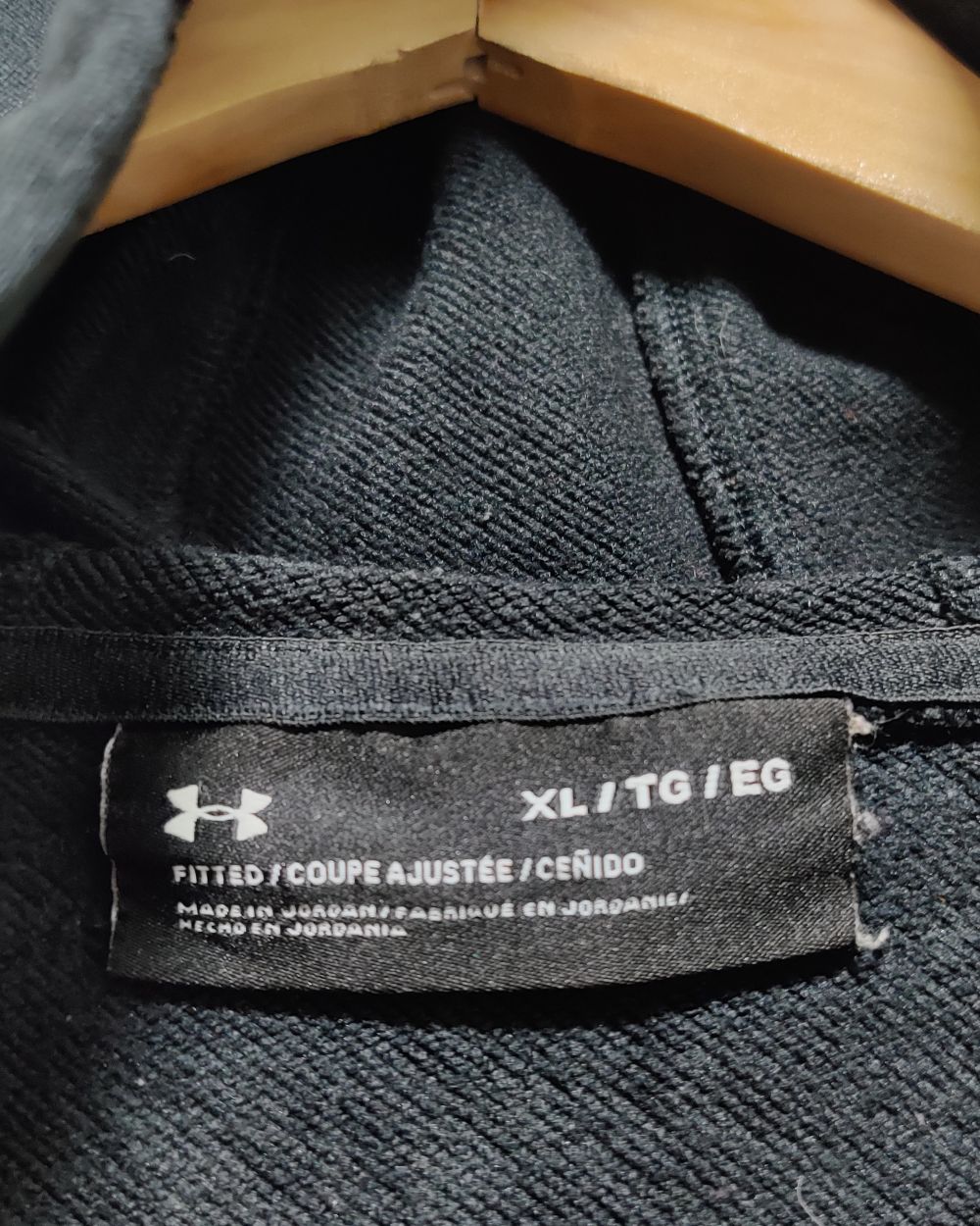 Under Armour Black Hoodie For Men XLarge