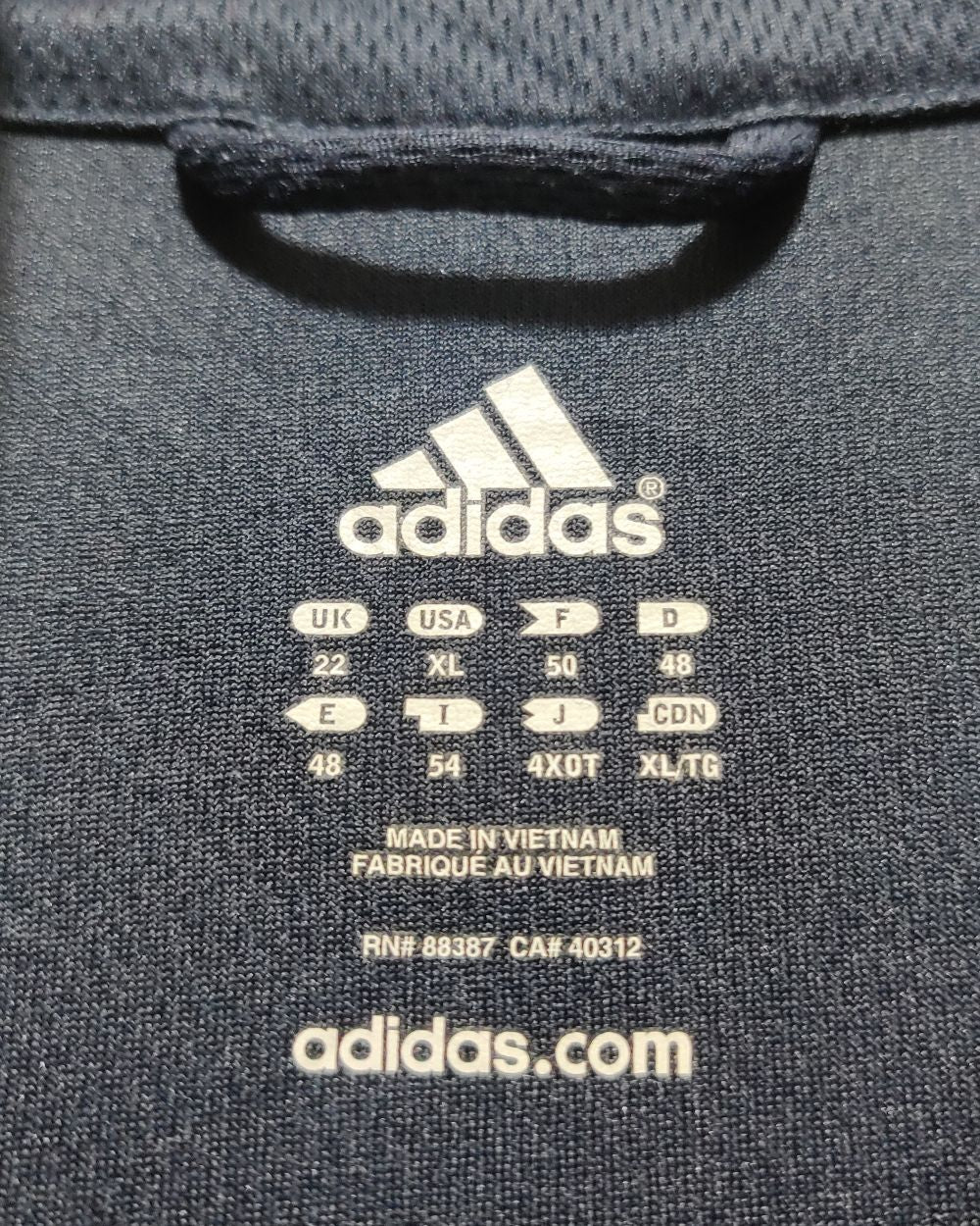 Adidas Blue Zipper For Women L