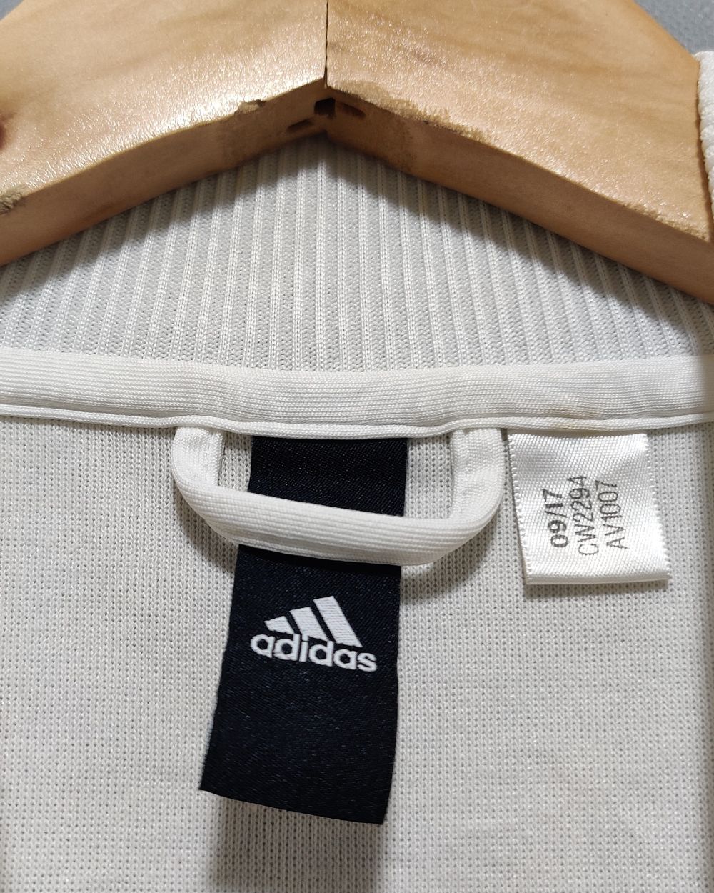 Adidas White Zipper For Women M