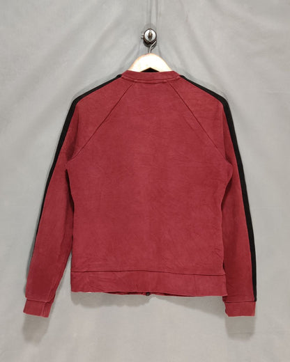 Puma Maroon Zipper For Women M