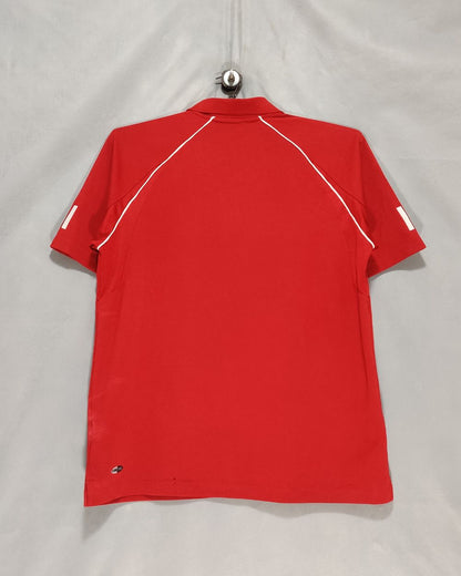 Adidas Red Sport Polo T Shirt  For Men M