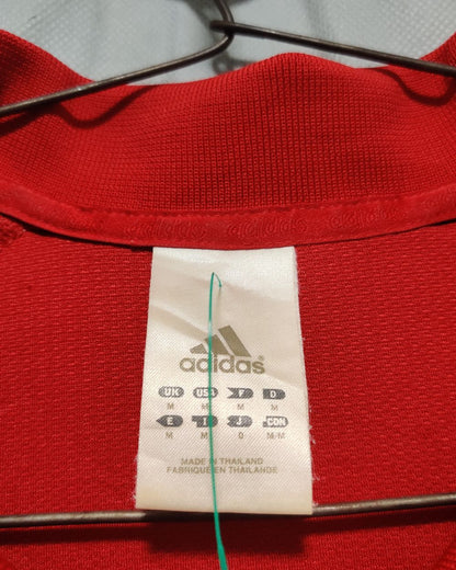 Adidas Red Sport Polo T Shirt  For Men M