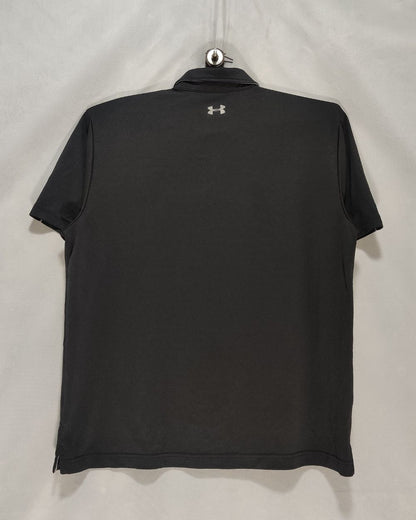 Under Armour Black Sport Polo T Shirt  For Men X Large