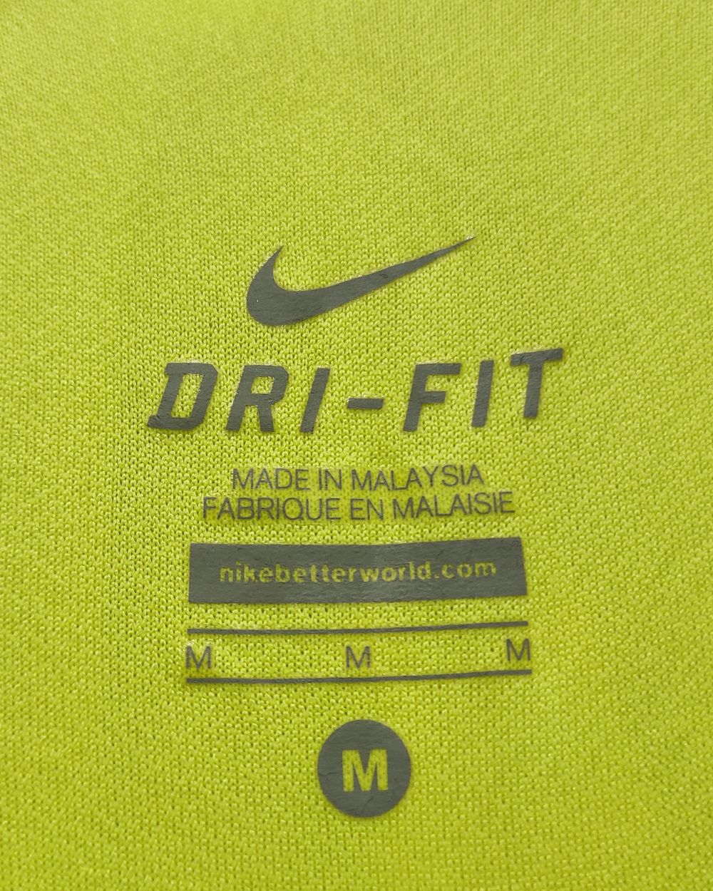 Nike Yellow Sport Short For Women M