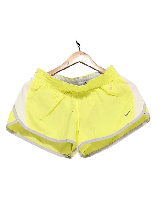 Nike Yellow Sport Short For Women M