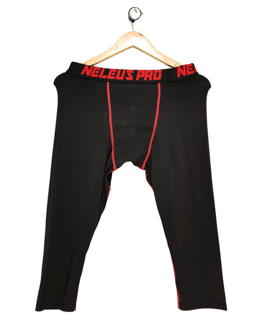 Neleus Pro Black Sport Tights For Women M