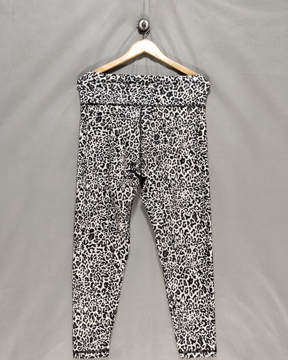 Balance Collection Leopard Print Sport Tights For Women XL