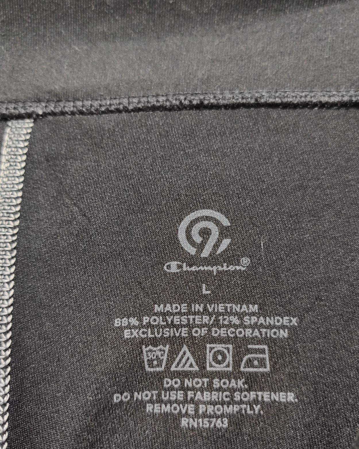 Champion Black Sport Tights For Women L