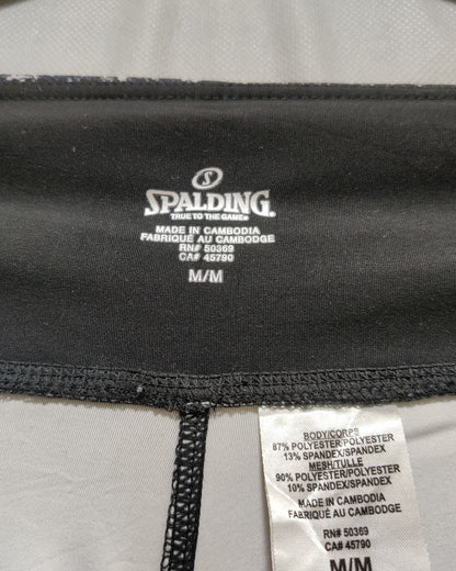 Spalding Gray Sport Tights For Women M