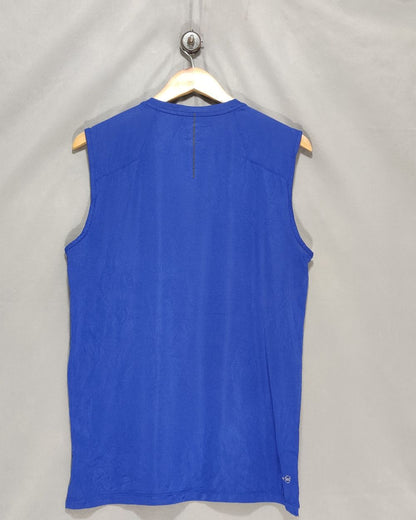 Russell Blue Sport Vest T Shirt For Women S