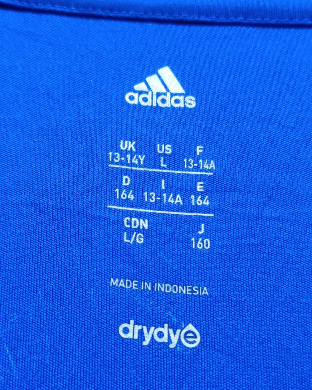 Adidas Blue Sport T Shirt For Girl 14 Years