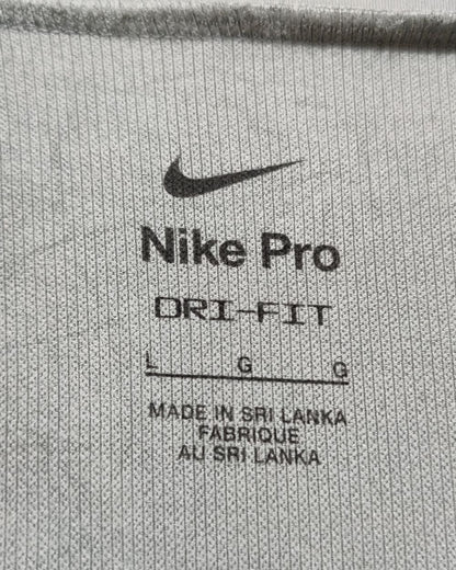 Nike Gray Sport T Shirt For Women L